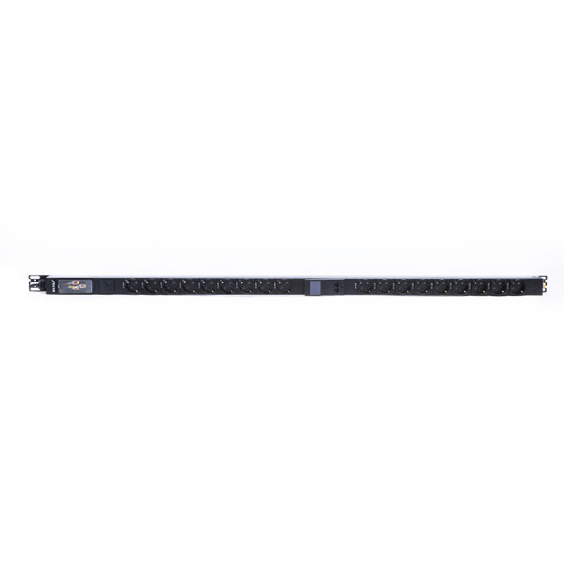 PDU rack misurato RS485 hot swappable con 18 prese Germania 1U con protezione da sovratensione