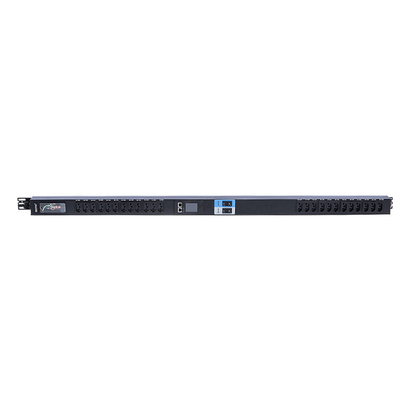 Prese brasiliane 24 prese PDU smart rack TCP/IP verticale con interruttore magnetico per liquidi da 1,5 U