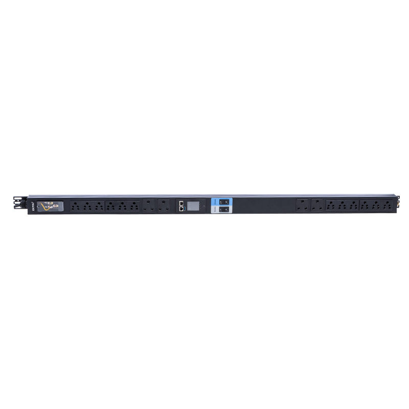 Prese Sudafrica 16 prese Interruttore automatico magnetico per liquidi 1,5U PDU verticale TCP/IP per rack intelligente