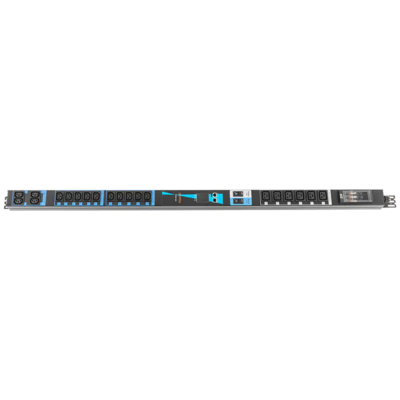 Pdu Smart Rack eco con sensore TCP/IP verticale C13 C19 a 20 prese