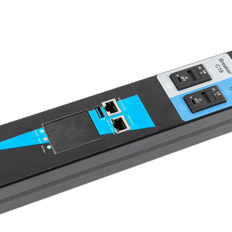 Pdu Smart Rack eco con sensore TCP/IP verticale C13 C19 a 20 prese