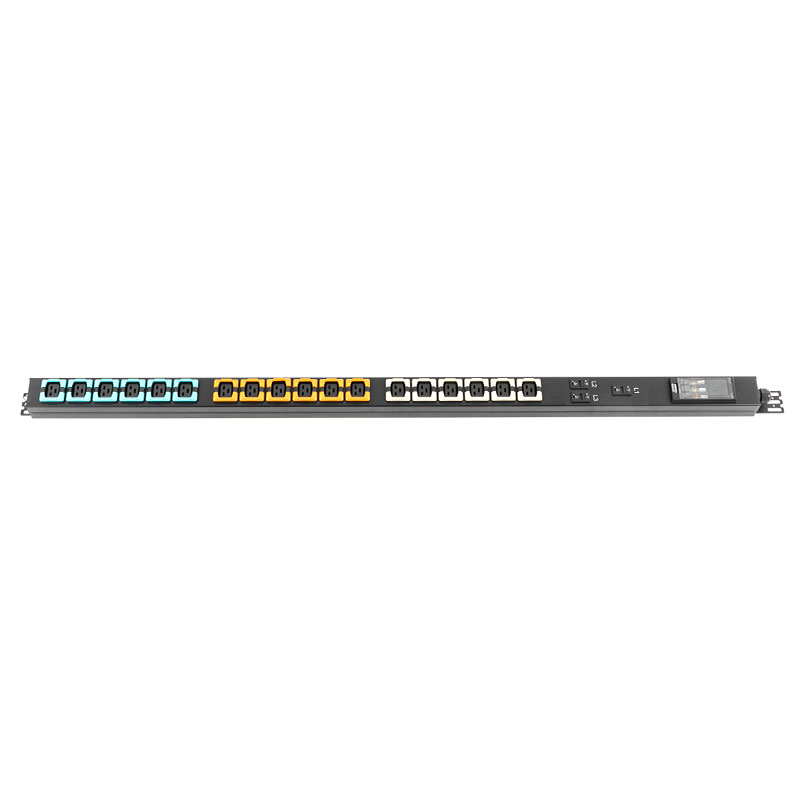 PDU per rack con interruttore verticale C19 trifase a 18 uscite