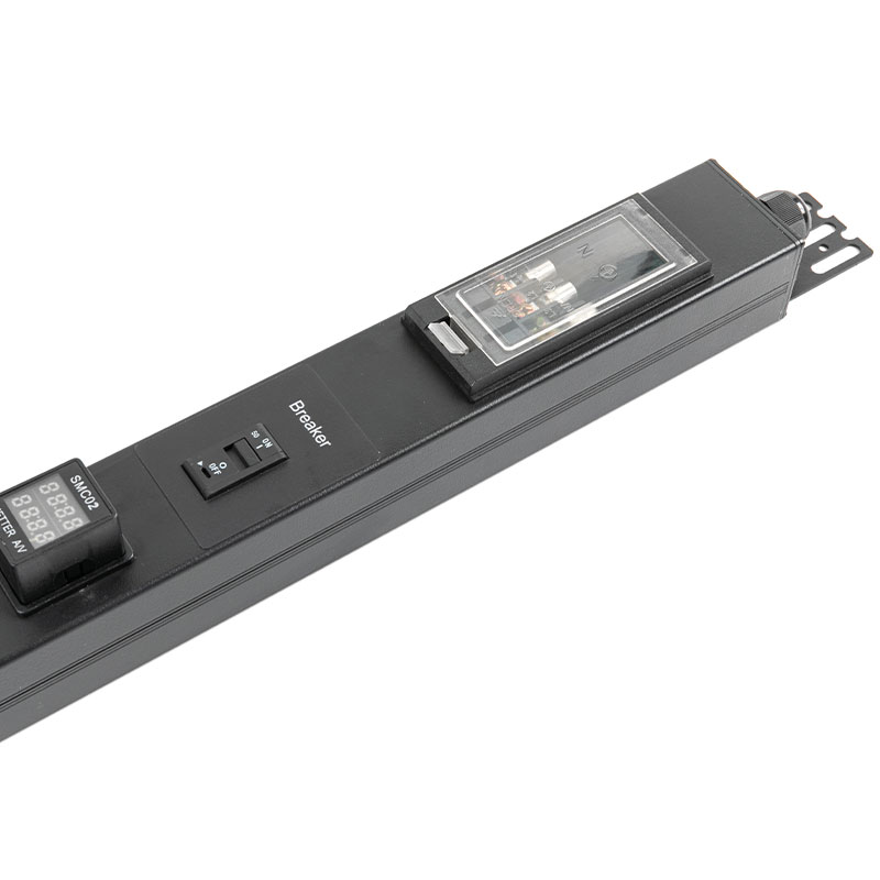 Pdu commutato per rack con interruttore voltmetro di corrente verticale C13x12 Germanyx15 a 27 uscite