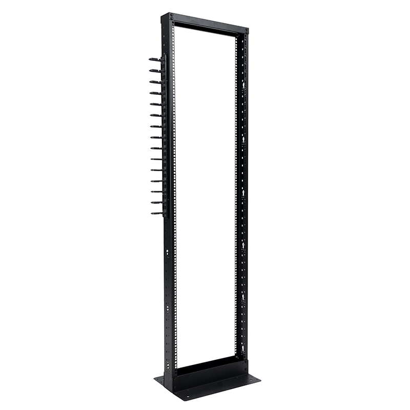 Rack aperto a 2 montanti Nero 18U-47U