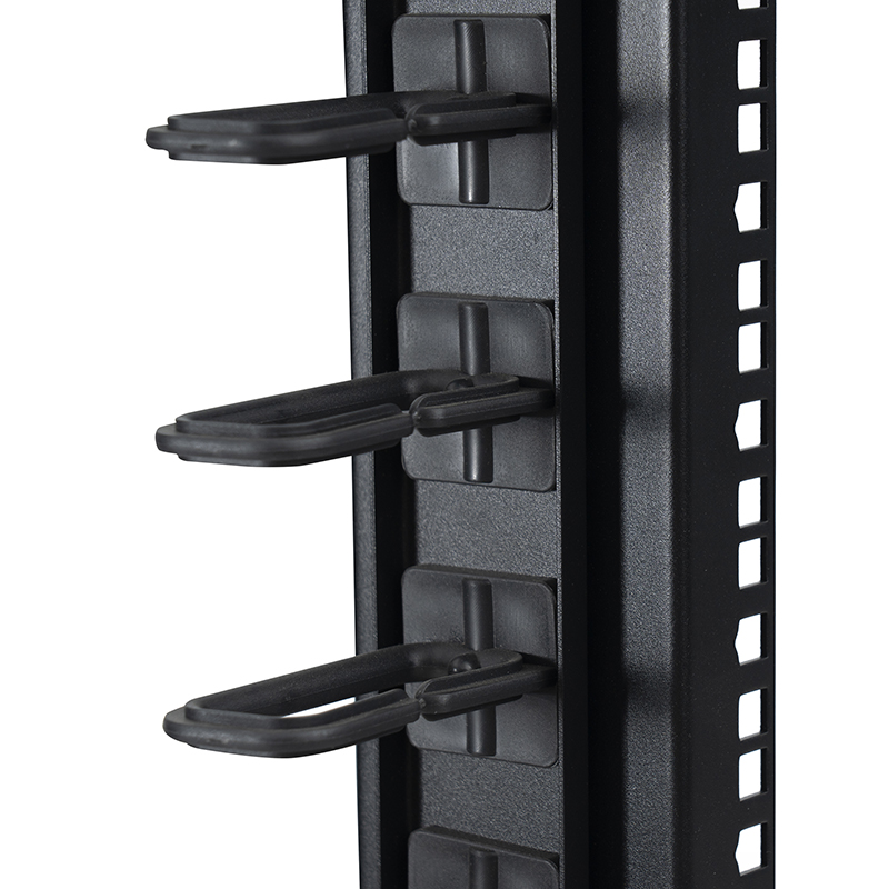 Rack aperto a 2 montanti Nero 18U-47U