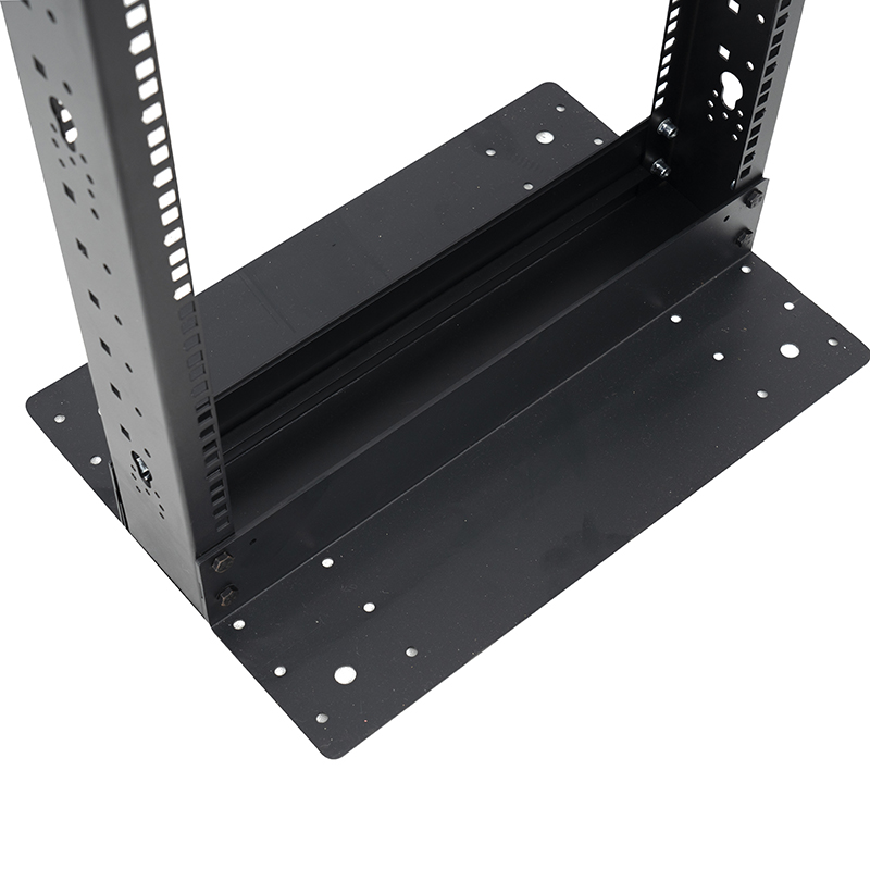 Rack aperto a 2 montanti Nero 18U-47U