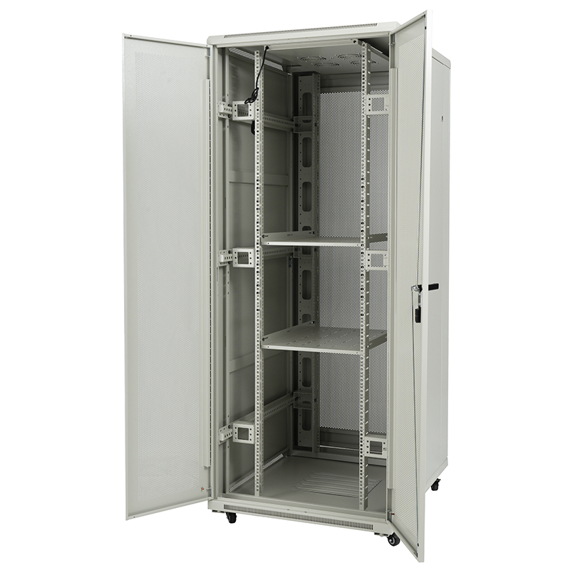 Armadio server rack anta singola forata anteriore/anta doppia forata posteriore 18U-42U grigio